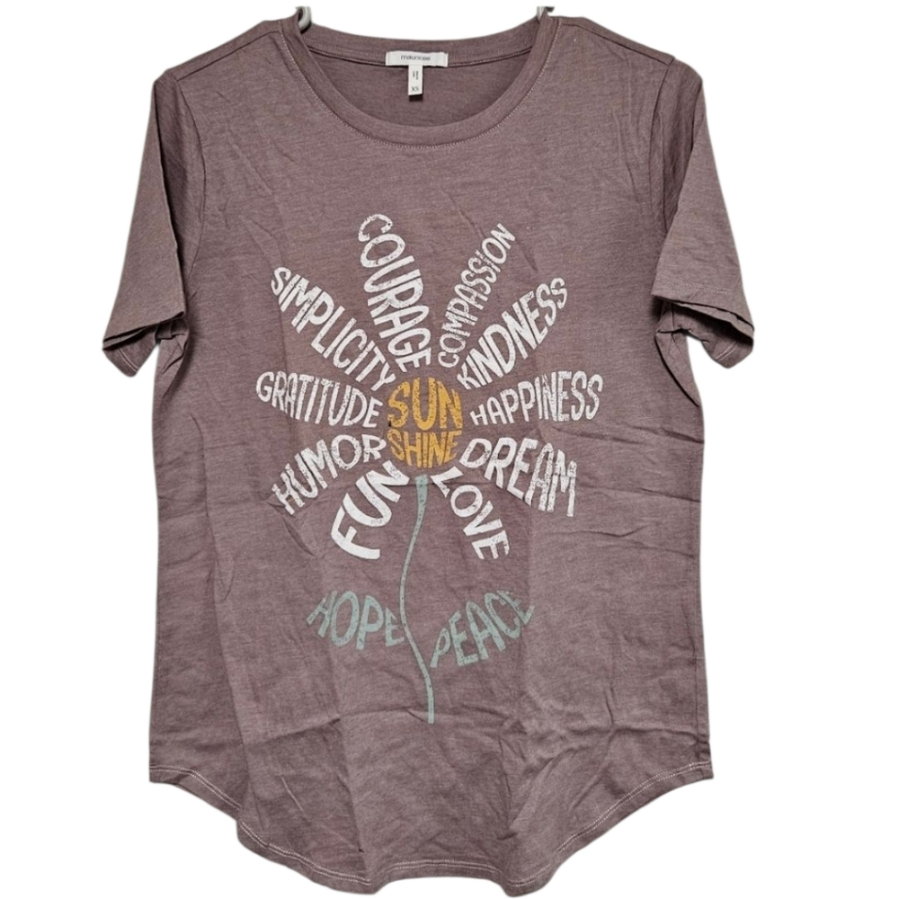 Maurices Positive Daisy Graphic Tee